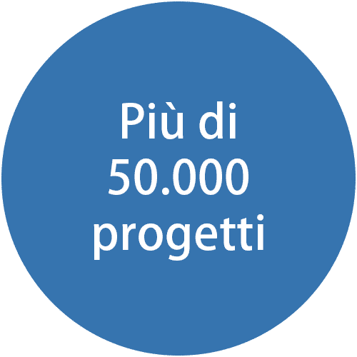 Più di 50.000 progetti