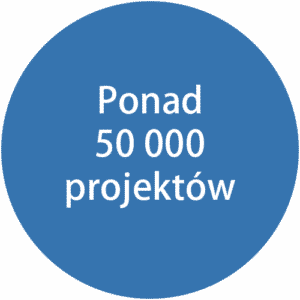 Ponad 50 000 projektów