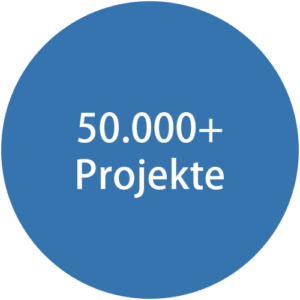 50.000+ Projekte